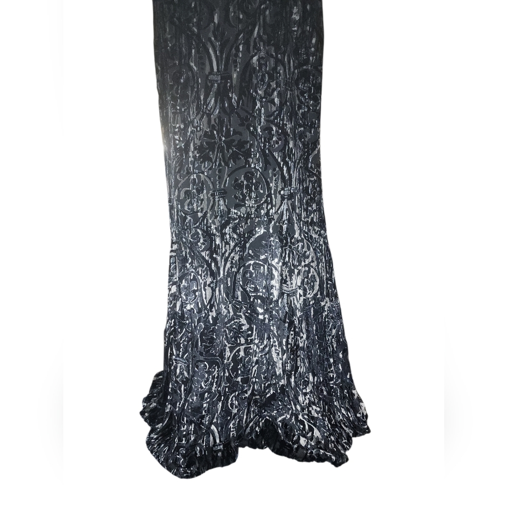 Badgley Mischka Printed Formal Dress, Womens 8 - Picture 9 of 13